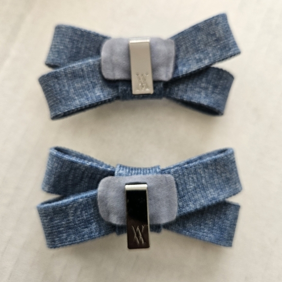 Vivaia Denim Blue Addie Removable Bow Clip NWT - Picture 5 of 7